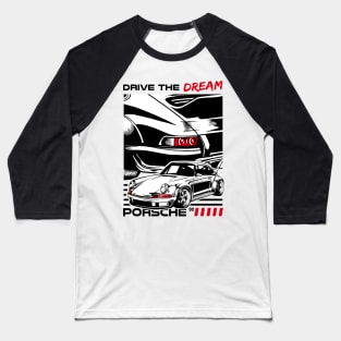 Vintage Porsche 911 Baseball T-Shirt